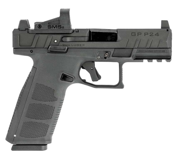 Pistola semi-automatica Grand Power P24 calibro 9x19mm Parabellum – lato destro