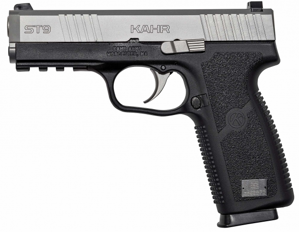 The new Kahr ST9 pistol, seen from the left side