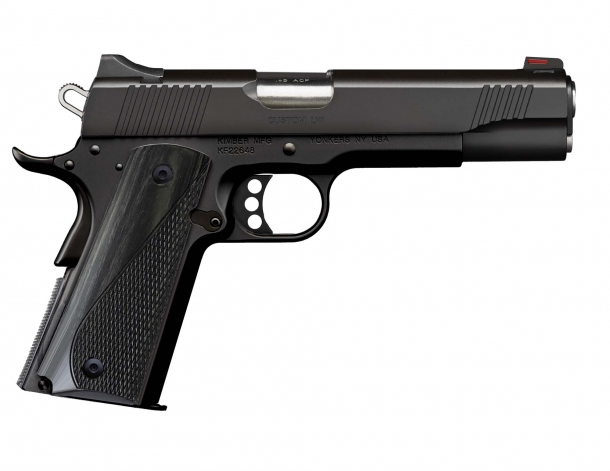 Pistola Kimber Custom LW calibro .45 ACP, lato destro