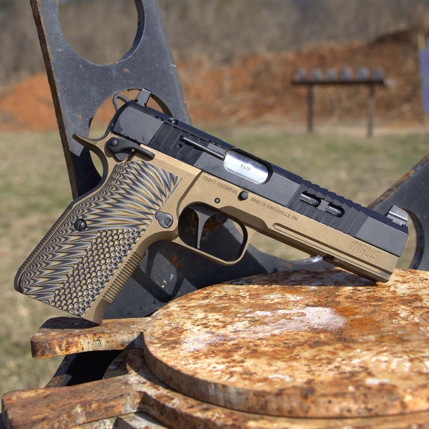 SDS Arms Inglis 2035 9mm Luger semi-automatic pistol – right side