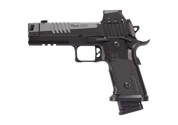 SIG Sauer P211-GTO, la pistola 2011 di nuova generazione Pistola semi-automatica SIG Sauer P211-GTO calibro 9x19mm Parabellum – lato sinistro