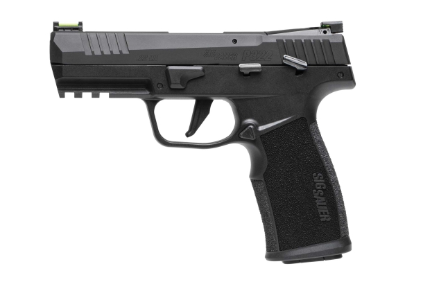 SIG Sauer P322 .22 Long Rifle semi-automatic pistol – left side