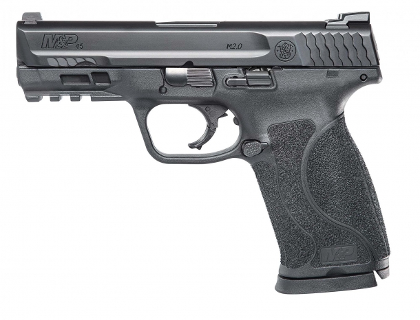 The M&P45 M.20 Compact pistol in its standard configuration