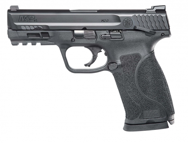 The M&P45 M.20 Compact pistol with ambidextrous thumb safety