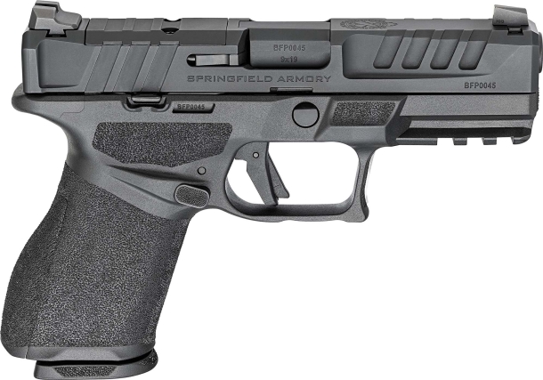 Springfield Armory Echelon 4.0C, new compact pistol designed for concealment Springfield Armory Echelon 4.0C 9mm Luger semi-automatic pistol – right side