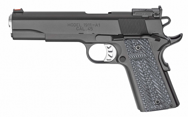 Left side of the Springfield Armory RO Elite Target pistol