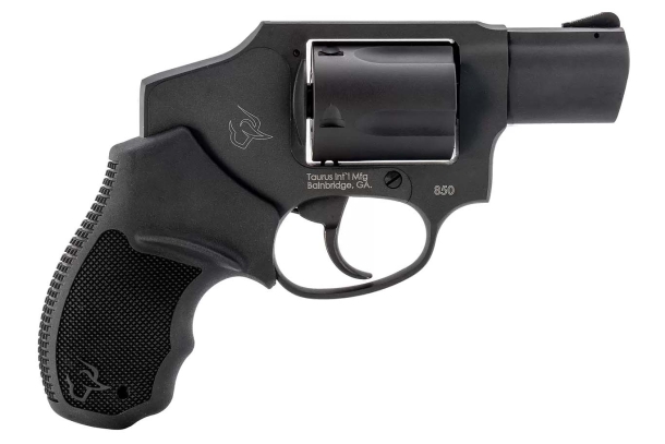 Revolver Taurus 850 calibro .38 Special, versione nera con canna da 2" – lato destro