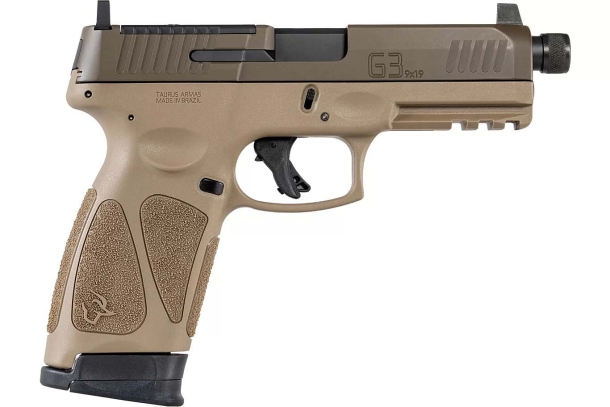 Pistola semi-automatica Taurus G3 Tactical calibro 9x19mm Parabellum – lato destro 