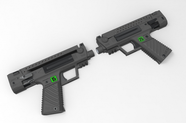 Projects: SMG 15 and SMG 25 bullpup pistols