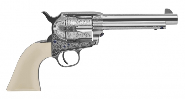 The Uberti Teddy revolver, a Colt 1873 Single Action Cattleman New Model replica
