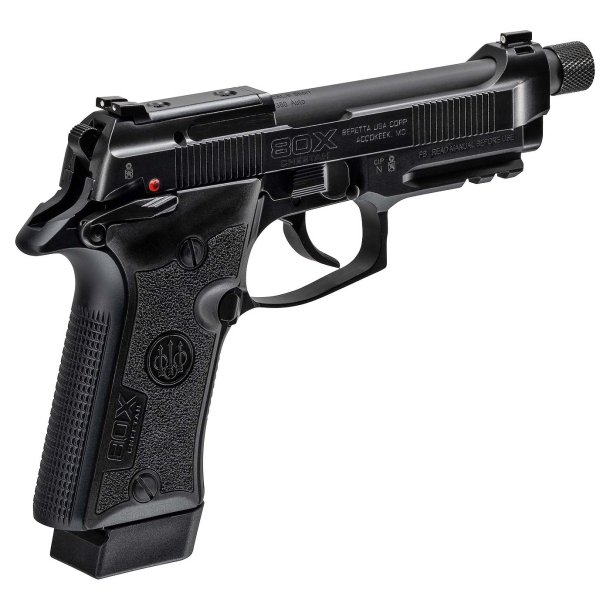 Beretta 80X Cheetah Tactical Urban pistol with threaded barrel