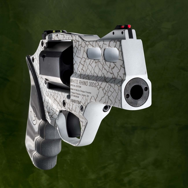 The White Rhino revolver is available in SA/DA or SAO variants