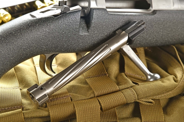 The bolt of the Barrett Fieldcraft rifle, removed from the receiver