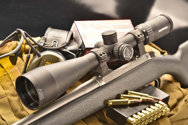 The Nightforce SHV 4-14x56 riflescope