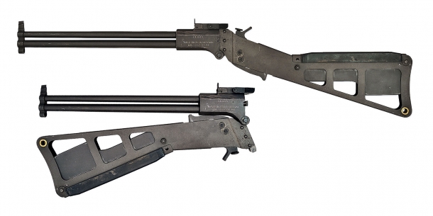 L'originale carabina da sopravvivenza M6 Air Crew Survival Weapon, adottata sul finire degli anni '50 dall'USAF per i suoi piloti. è a questa che si ispira la moderna carabina M6 di Chiappa Firearms
