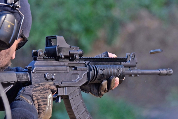 The IWI Galil ACE rifle in action