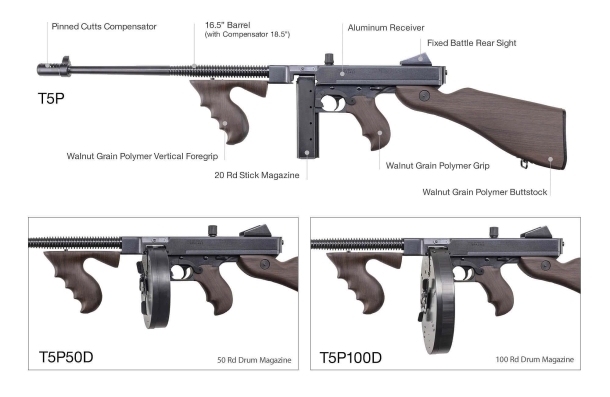 Auto-Ordnance Thompson T5P: il "Tommy Gun" leggero Auto-Ordnance Thompson T5P: il "Tommy Gun" leggero