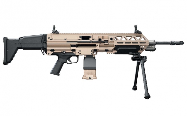 FN EVOLYS light machinegun in 7,62x51mm NATO caliber, right side