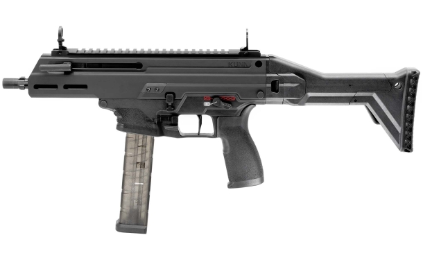HS Produkt Kuna, a new Croatian sub-machine gun HS Produkt Kuna .40 Smith & Wesson sub-machine gun – left side