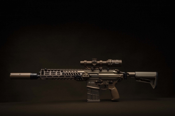 SIG Sauer MCX SPEAR .277 Fury caliber semi-automatic rifle – left side