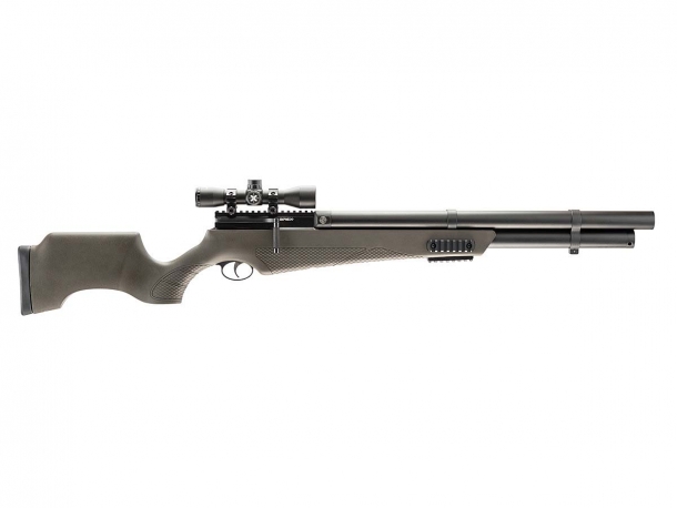 Umarex AirSaber Elite X2 double-barrel PCP arrow rifle – right side