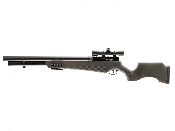 Umarex AirSaber Elite X2 double-barrel PCP arrow rifle – left side
