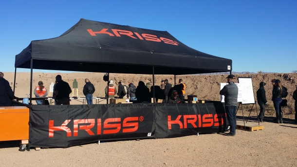 KRISS at range, Industry Day
