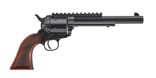 The Uberti 1873 Hunter rifle has a companion revolver: the Uberti 1873 Single Action Cattleman Hunter