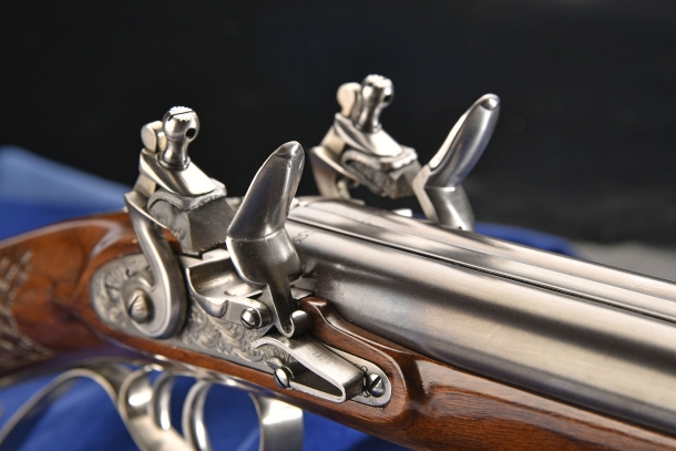 Pedersoli double barrel flintlock shotgun