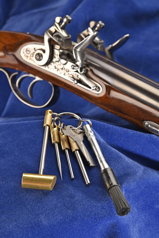 Pedersoli double barrel flintlock shotgun