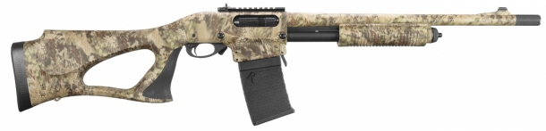 The Remington 870 DM "Predator" shotgun was specifically conceived for hunting
