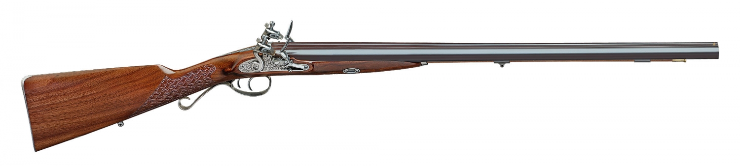 Pedersoli double barrel flintlock shotgun Pedersoli double barrel 20 gauge flintlock shotgun