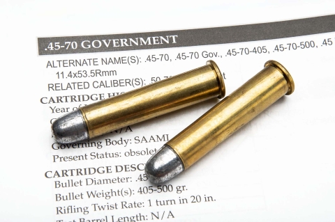 The meaning of numbers in the names of Black Powder US cartridges used in the guns of the Old West