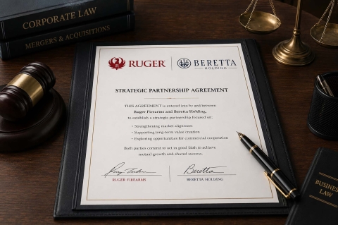 Beretta Holding and Ruger Firearms announce strategic cooperation agreement