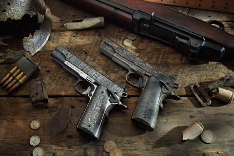 Cabot Guns 80th anniversary D-Day Tribute pistols