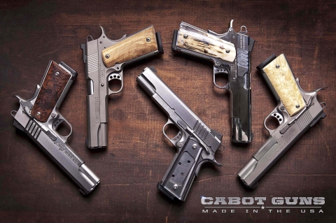 Cabot Guns pistols, now available in Europe