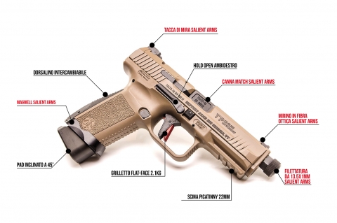 La Canik TP9 Elite Combat arriva in Italia