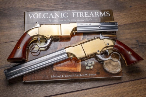 An Uberti prototype of the Volcanic pistol