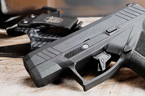 The GX4 is Taurus's first micro-compact pistol: a minimalist design, it offers a staggering 11-rounds capacity despite the diminutive size and weight