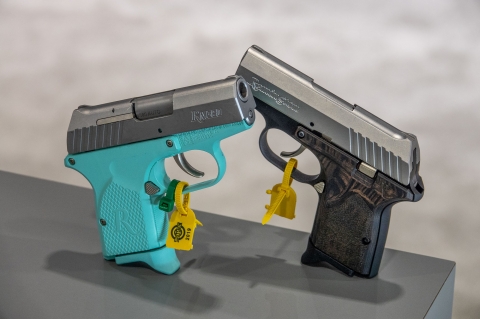 Remington RM380 Micro Light Blue pocket pistol