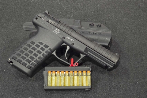 Kel-Tec PR57, a clip-fed carry pistol!