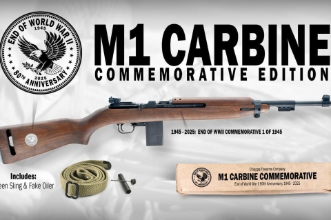 Chiappa M1-22 carbine: End of WWII 80th Anniversary commemorative edition