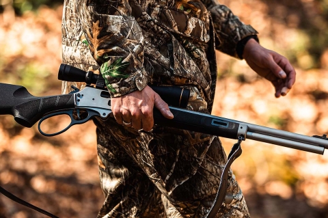 Smith & Wesson Model 1854 lever-action rifles, now in .45-70 Government