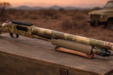 Mossberg 590 Bliksem, a new limited-edition pump-action "firearm"