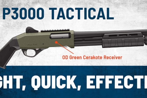 Stoeger announces the P3000 Tactical pump-action shotgun