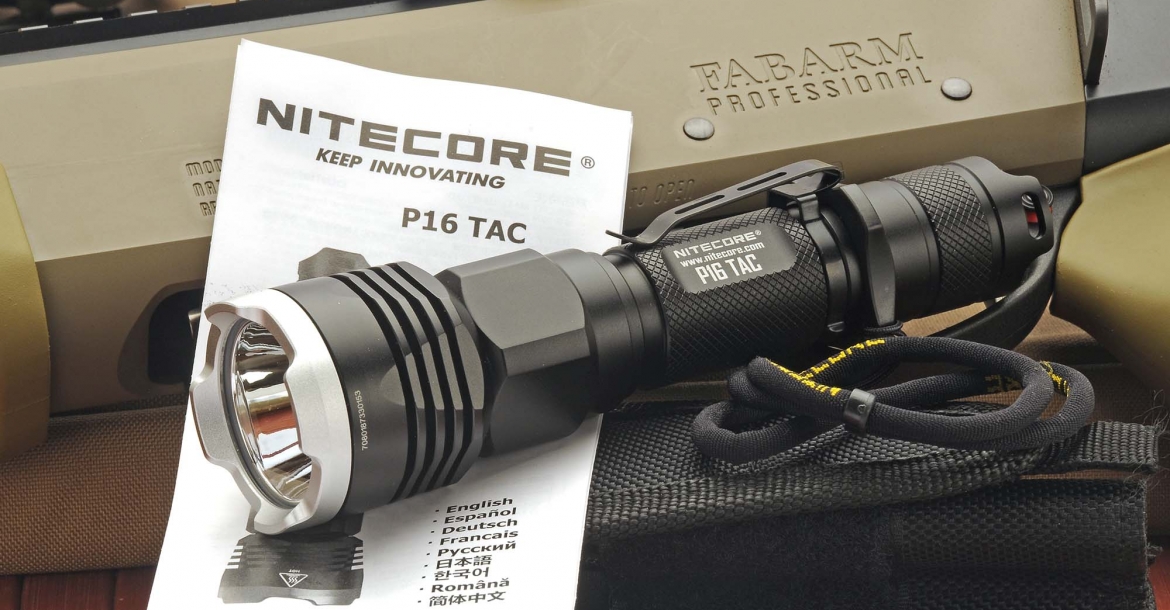 Nitecore P16 TAC, the precise tactical flashlight