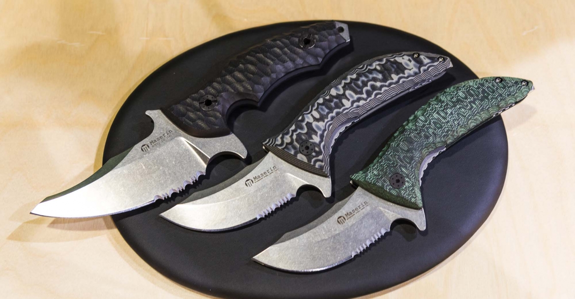 Maserin 640 Ghost and 195/60 'Sessantesimo' knives