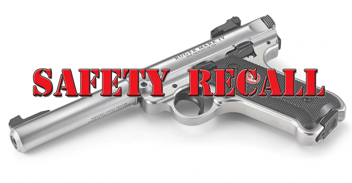 Safety recall issued for Ruger Mark IV pistols