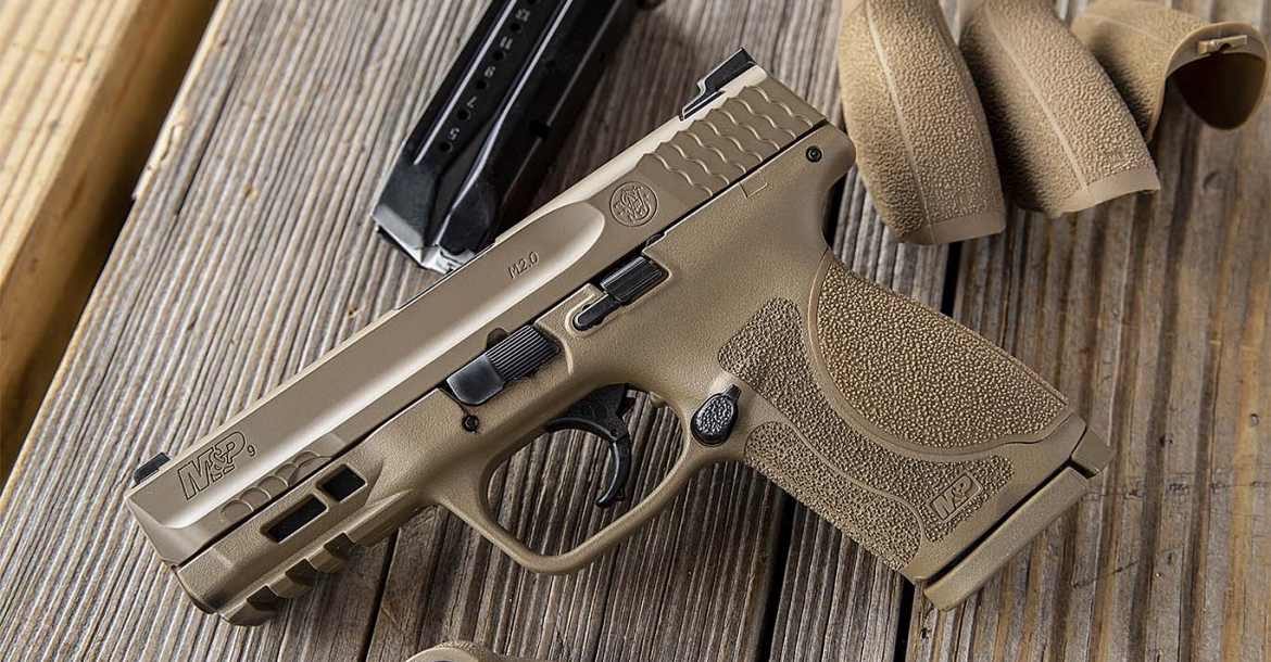 Smith & Wesson M&P M2.0 Compact pistol, now available in Flat Dark Earth