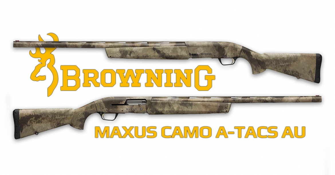 Browning Maxus Camo A-TACS AU hunting shotgun
